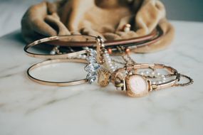 Pile of jewelry